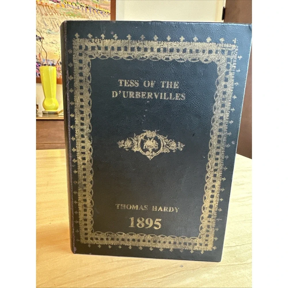VINTAGE Tess of The Durbervilles Faux Book Storage Box Secret Stash Hidden Large